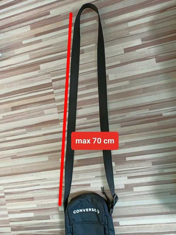 Converse czarna torba na ramię / saszetka na ramię (shoulder bag)