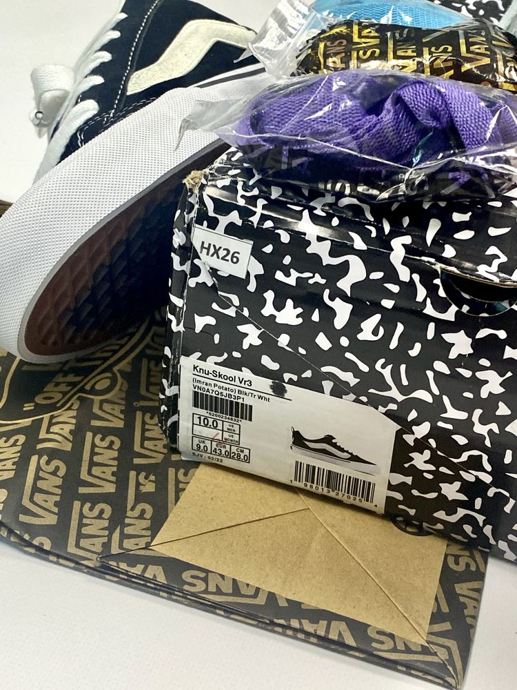 Кроссовки кеды Vans Knu Skool x Imran potato y2k