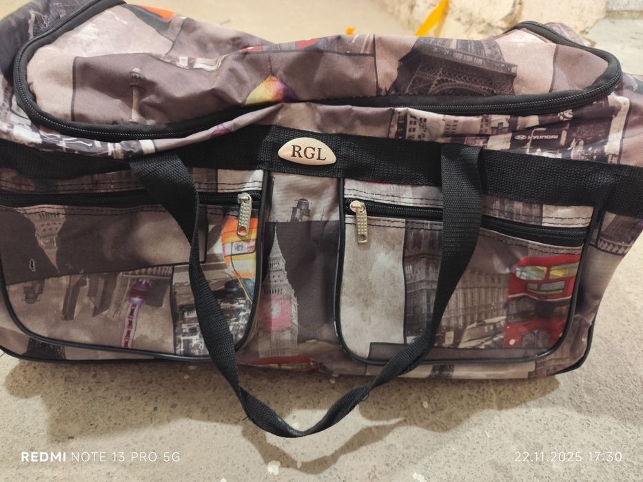 Torba podróżna RGL z kółkami, duża.