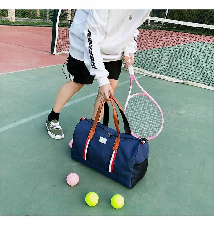 Torba Podróżna Sportowa Treningowa Siłownia Mała Na Ramię Pojemna Z Pa