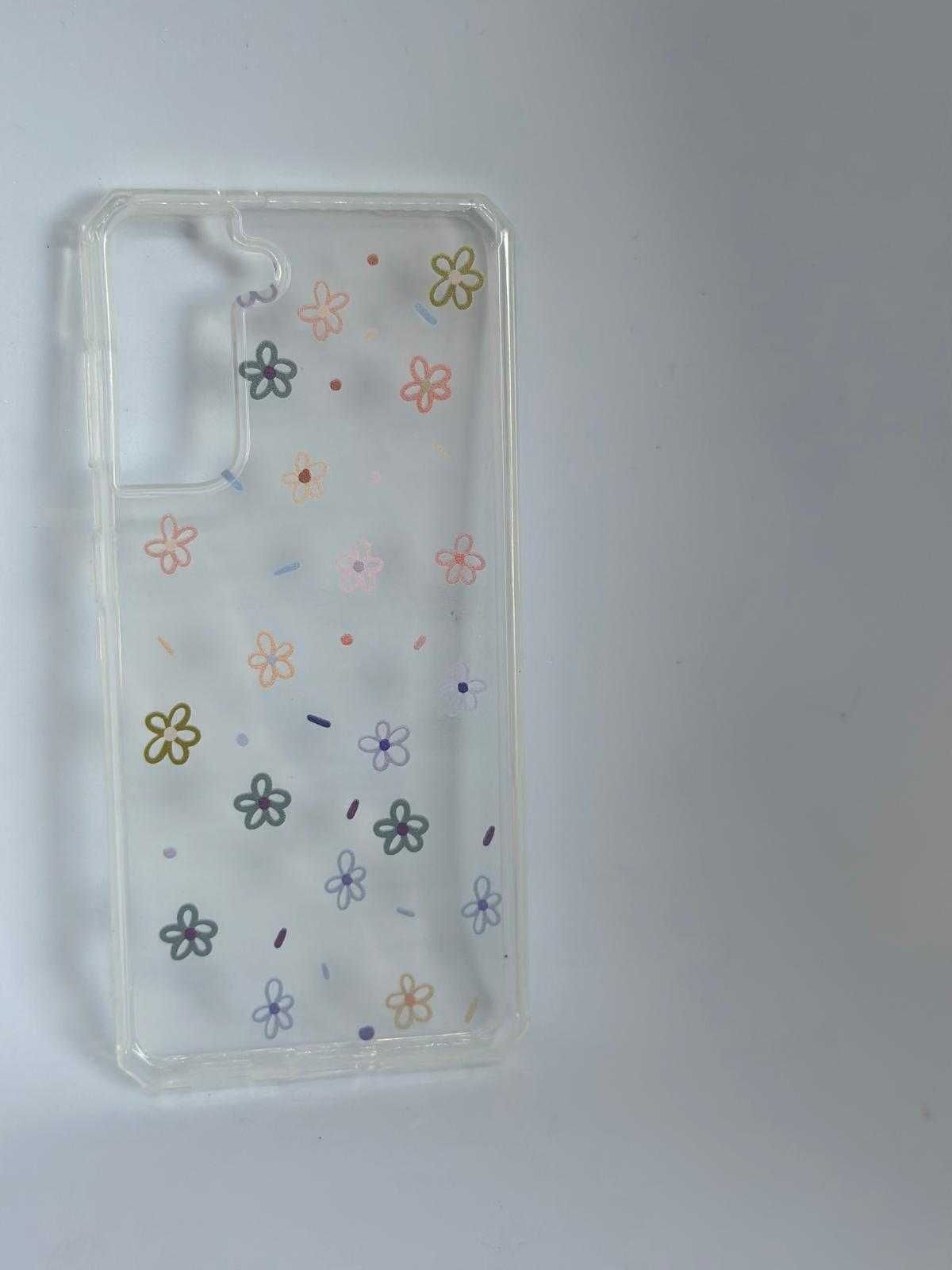 Samsung S21 Obudowa Etui Case Silikonowy Kwiatuszki kod 830