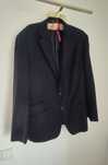 Marynarka granatowa wełniana 100% Wool jacket woolmark oversize