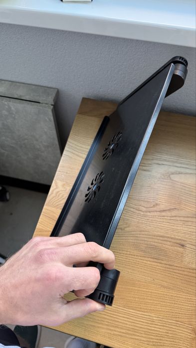 Складаний столик для ноутбука з охолодженням (2 кулери)