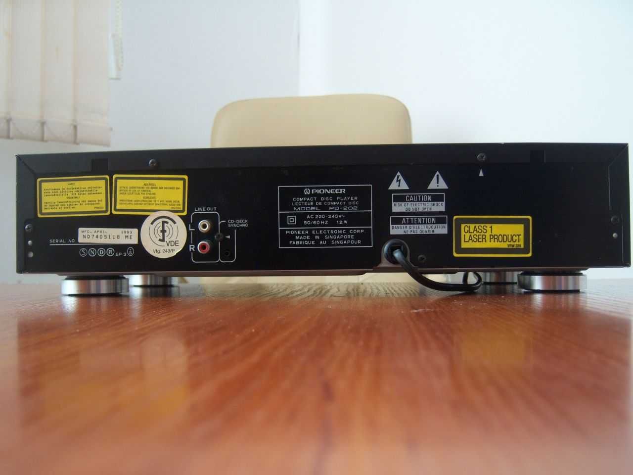 Cd-проигрыватель Pioneer PD-202 (Made in Singapour)