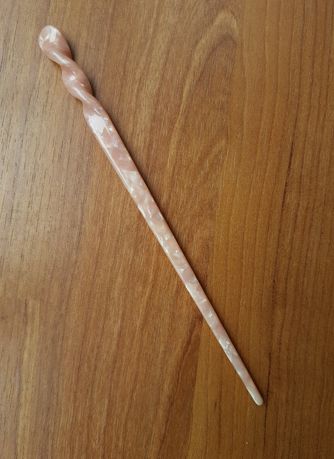Яскрава нова заколка тримач палочка персикового кольору