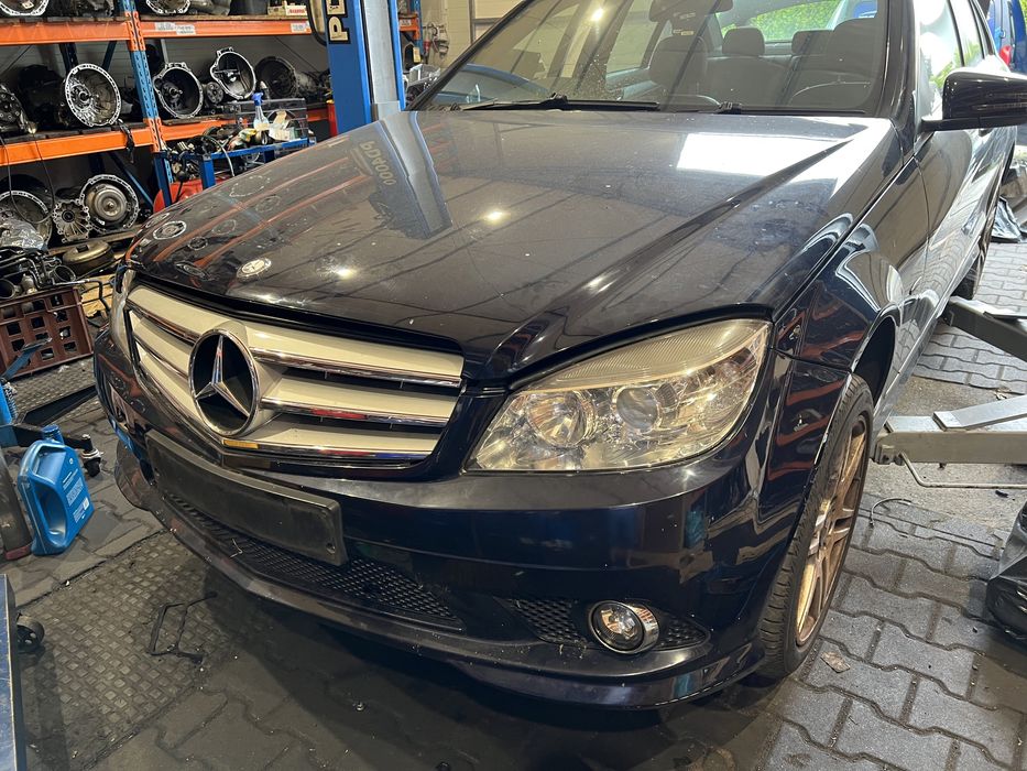 Mercedes C w204 Przód Kompletny Maska Zderzak Błotnik Lampa