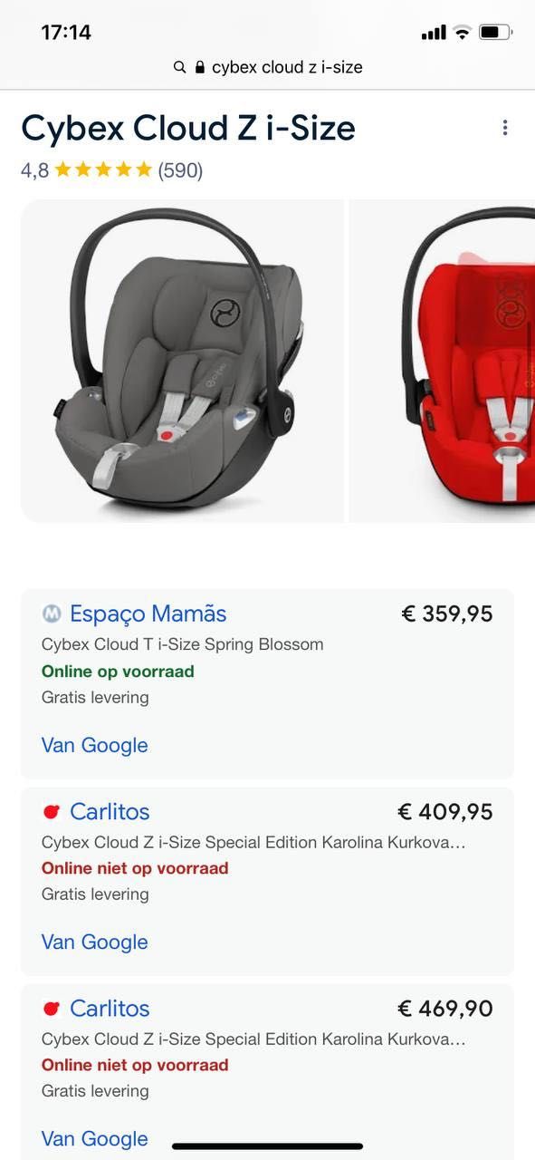 Cybex Cloud Z i-Size preto