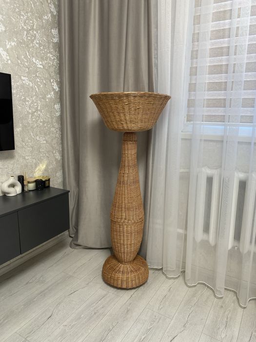 Абажур з лози ручна робота торшер плафон люстра світильник внаявності