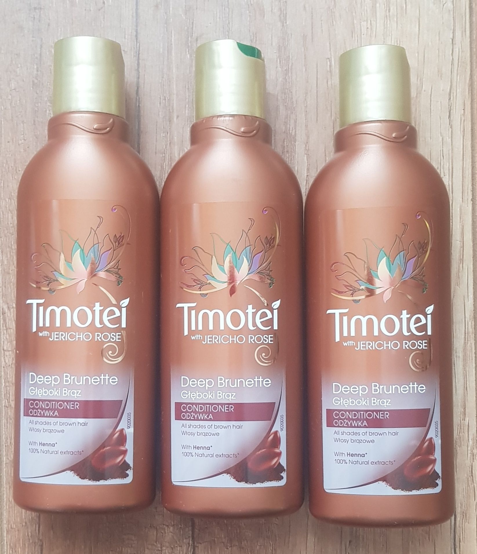 Timotei Deep Brunette odżywka do włosów głęboki brąz henna 200ml