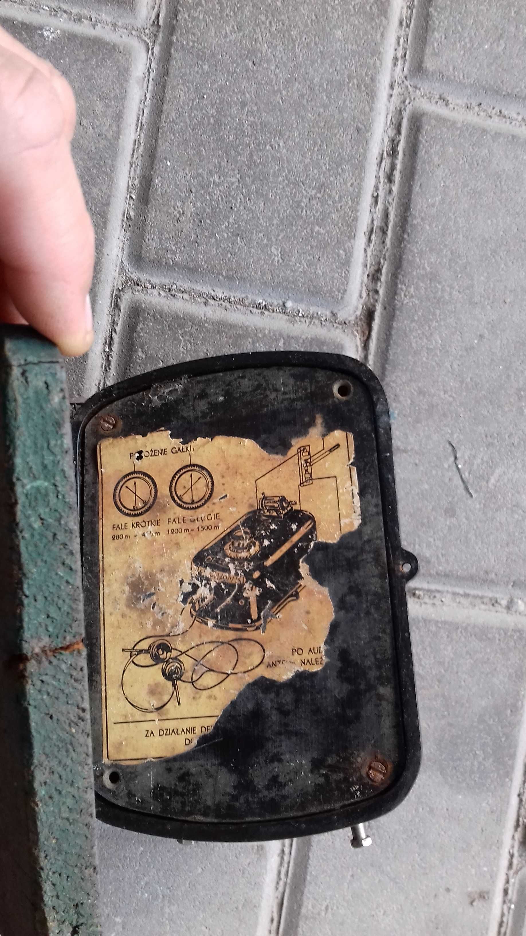 stare radio kryształkowe detefon