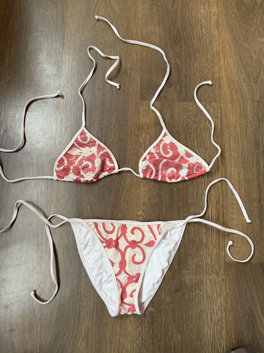 Купальник світло рожевий з паєтками