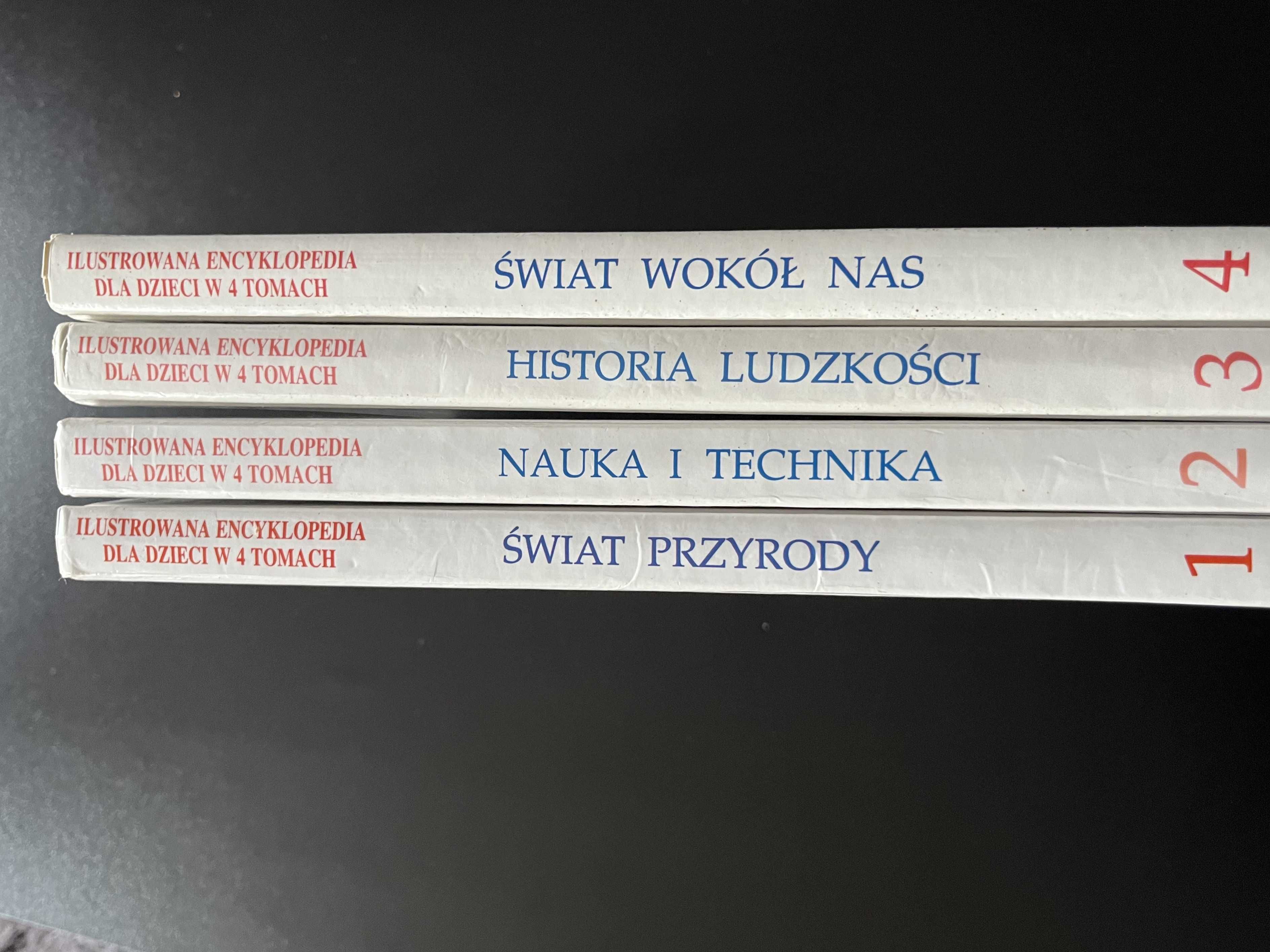 Ilustrowana encyklopedia dla dzieci TOM 1-4