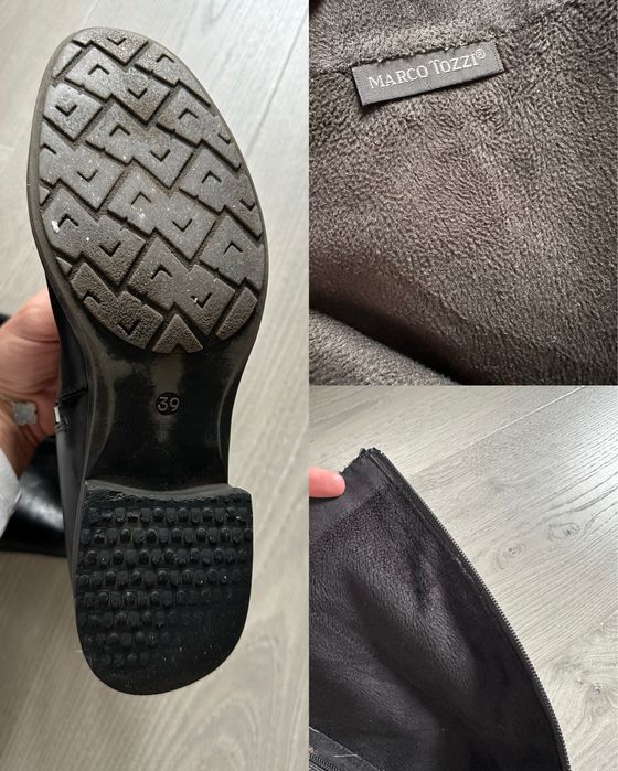 Чоботи черевики шкіряни жіночі