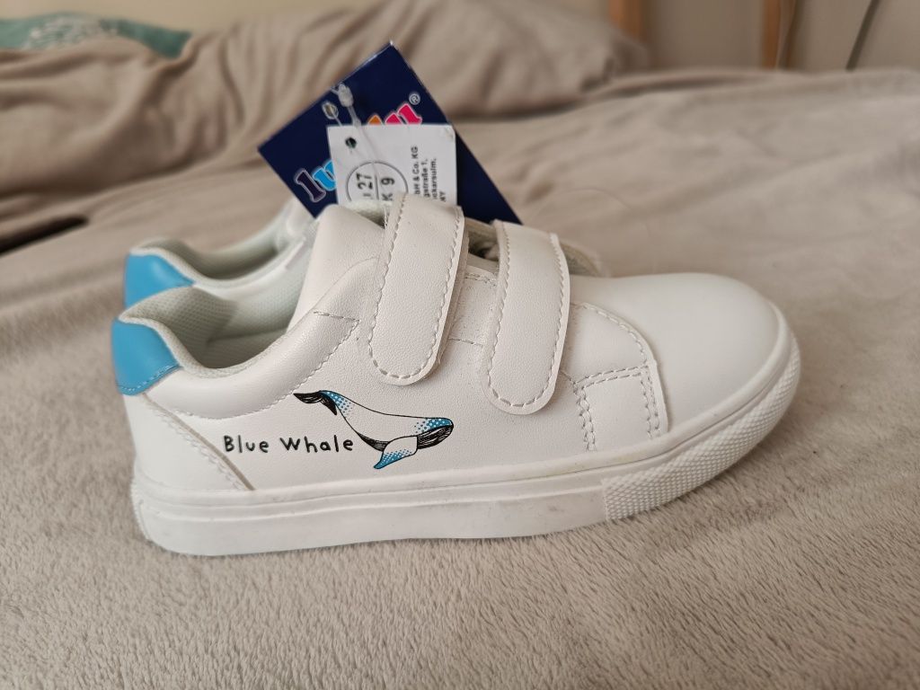 Nowe buty sneakersy białe