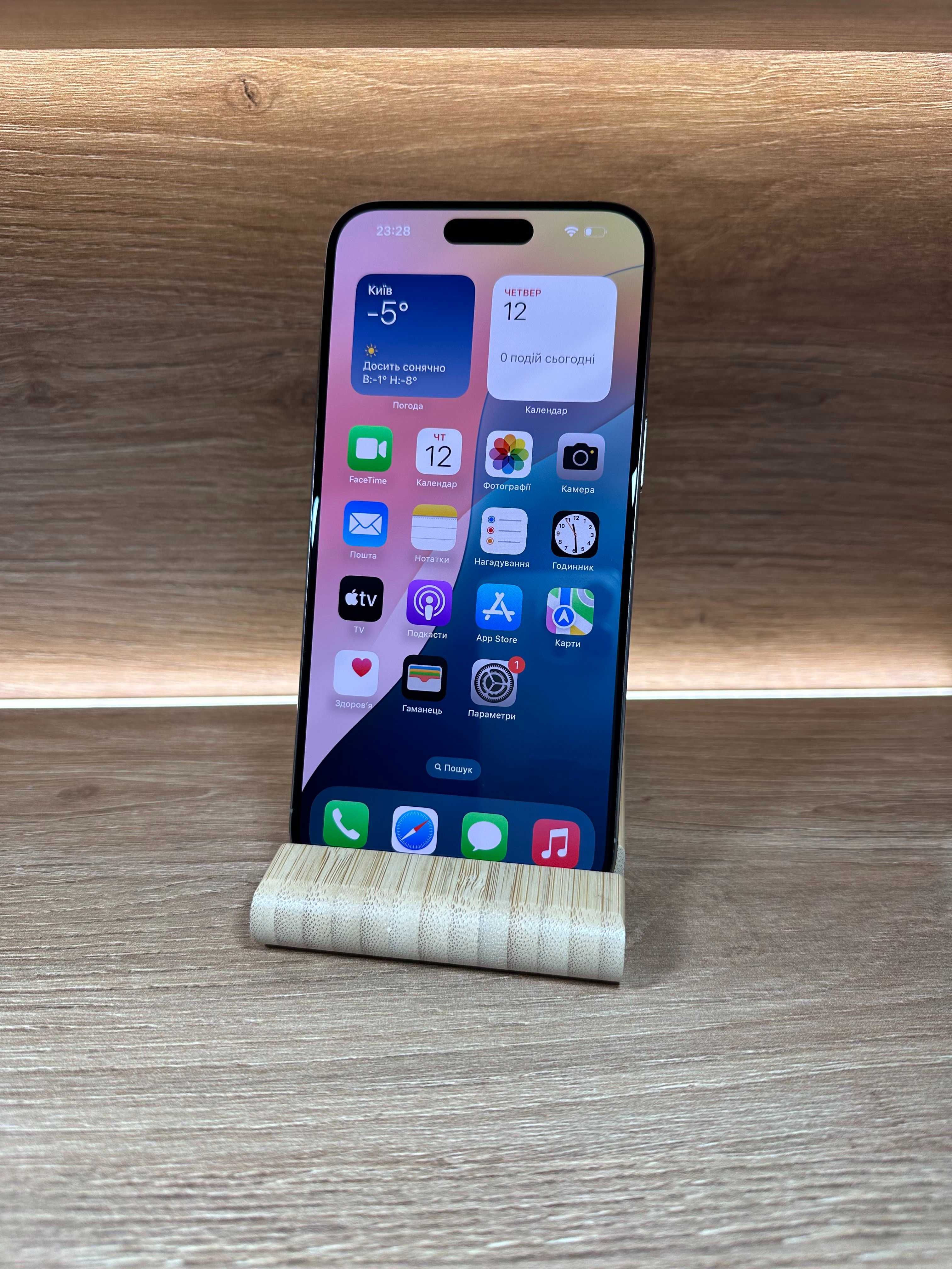 iPhone 15 Pro Max 512 Natural! З США!!! АКБ 93%!! №: 1828!! Неверлок!!