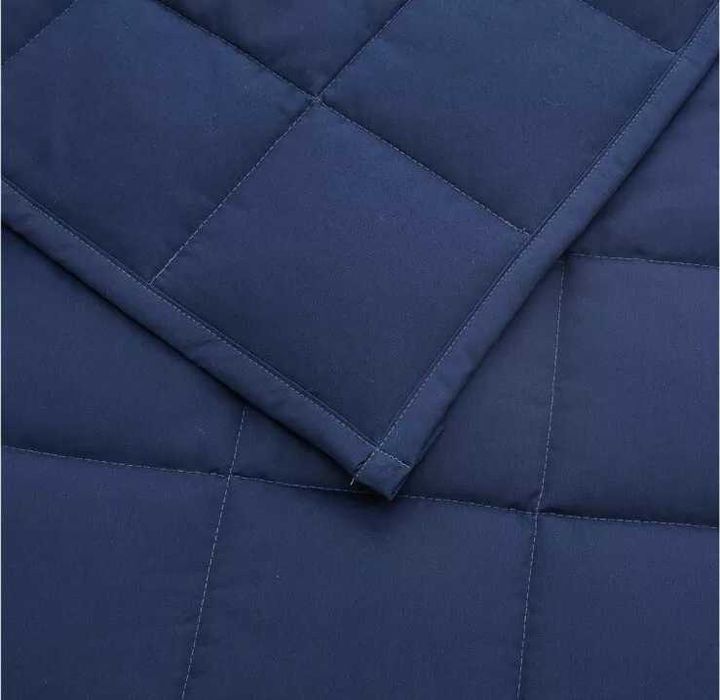 Kołdra obciążeniowy dziecięcy Amazon Basics 5 lbs (2,27 kg), granatowy