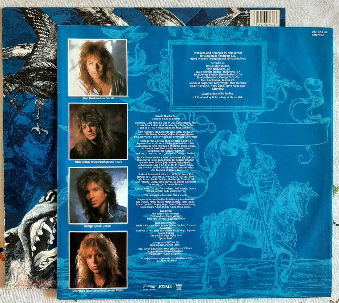 Dokken LP Back For The Attack 1987