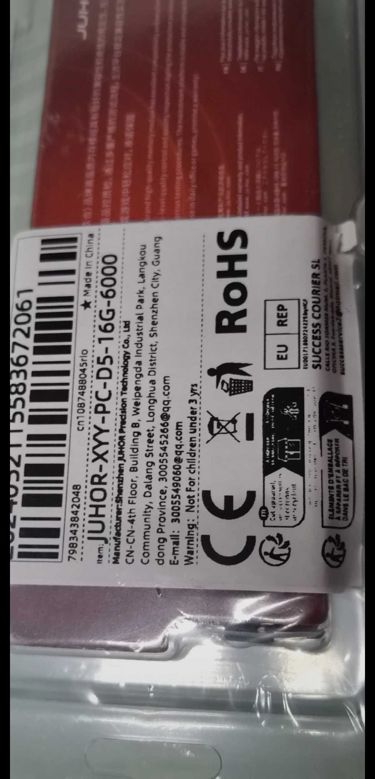 Memória ram ddr5 16gb