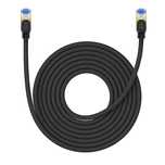 Baseus szybki kabel internetowy RJ45 cat.7/10Gbps 8m pleciony czarny