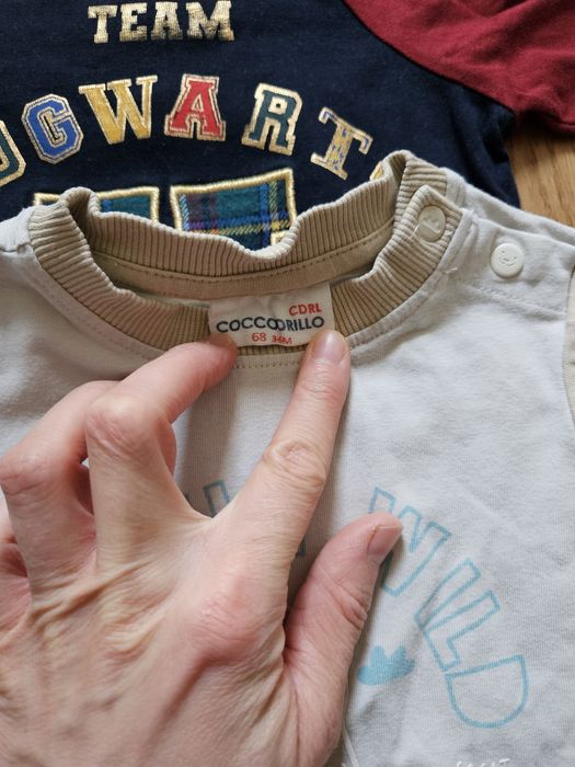 Zestaw koszulek bluz z długim rękawem Coccodrillo  68