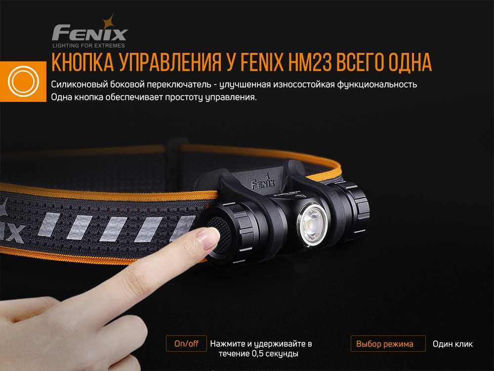 Налобний ліхтар Fenix HM23