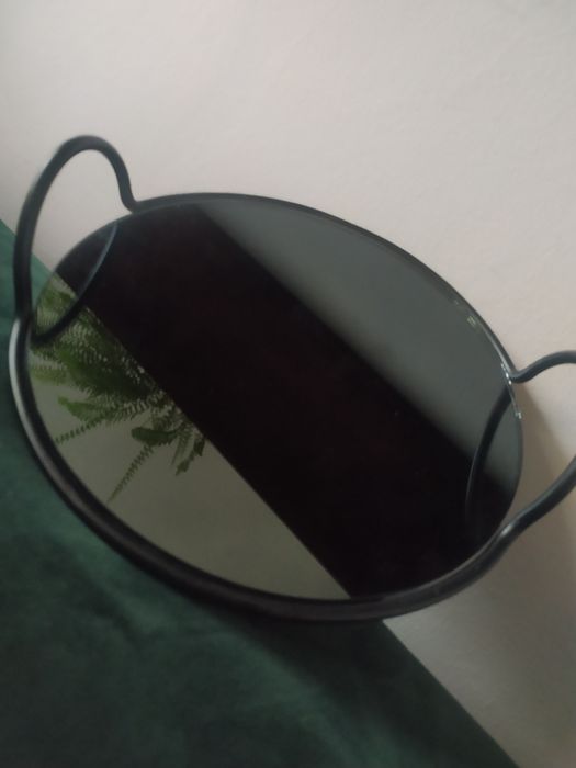 Taca dekoracyjna lustrzana