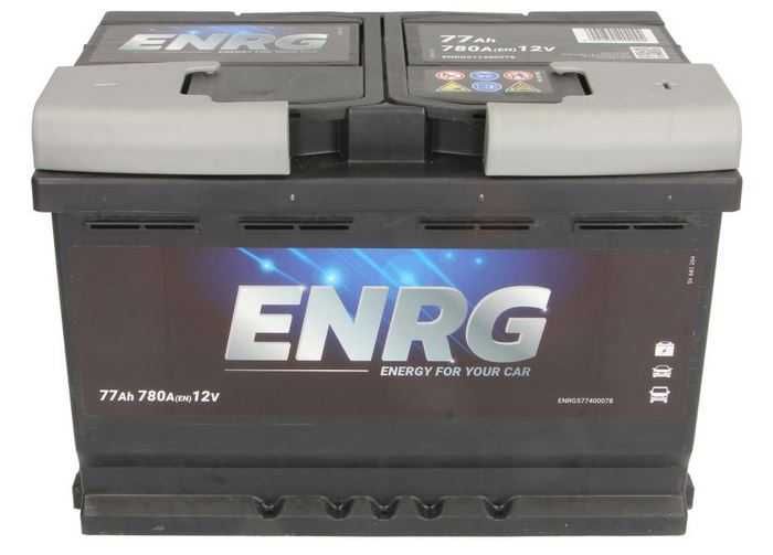 Akumulator ENRG 77Ah 780A mocny DOWÓZ MONT.