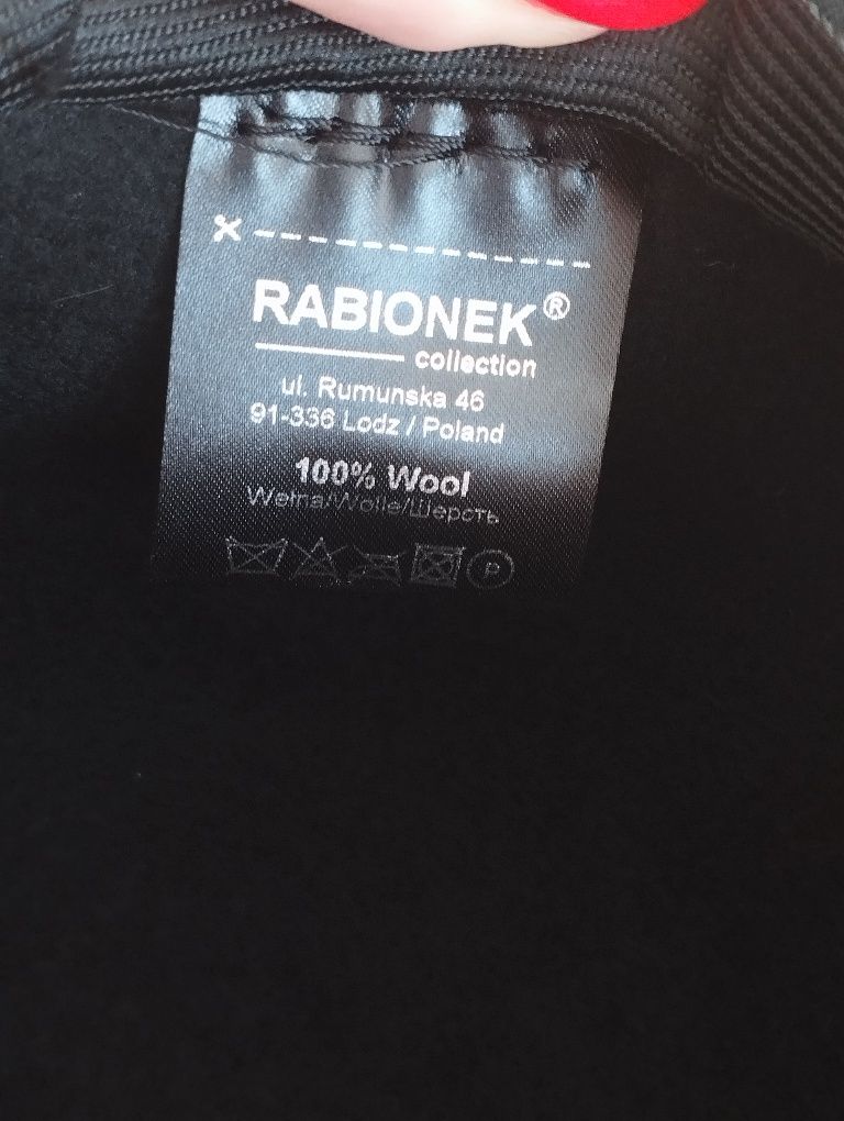 Kapelusz Rabionek r 55, 100% wełna