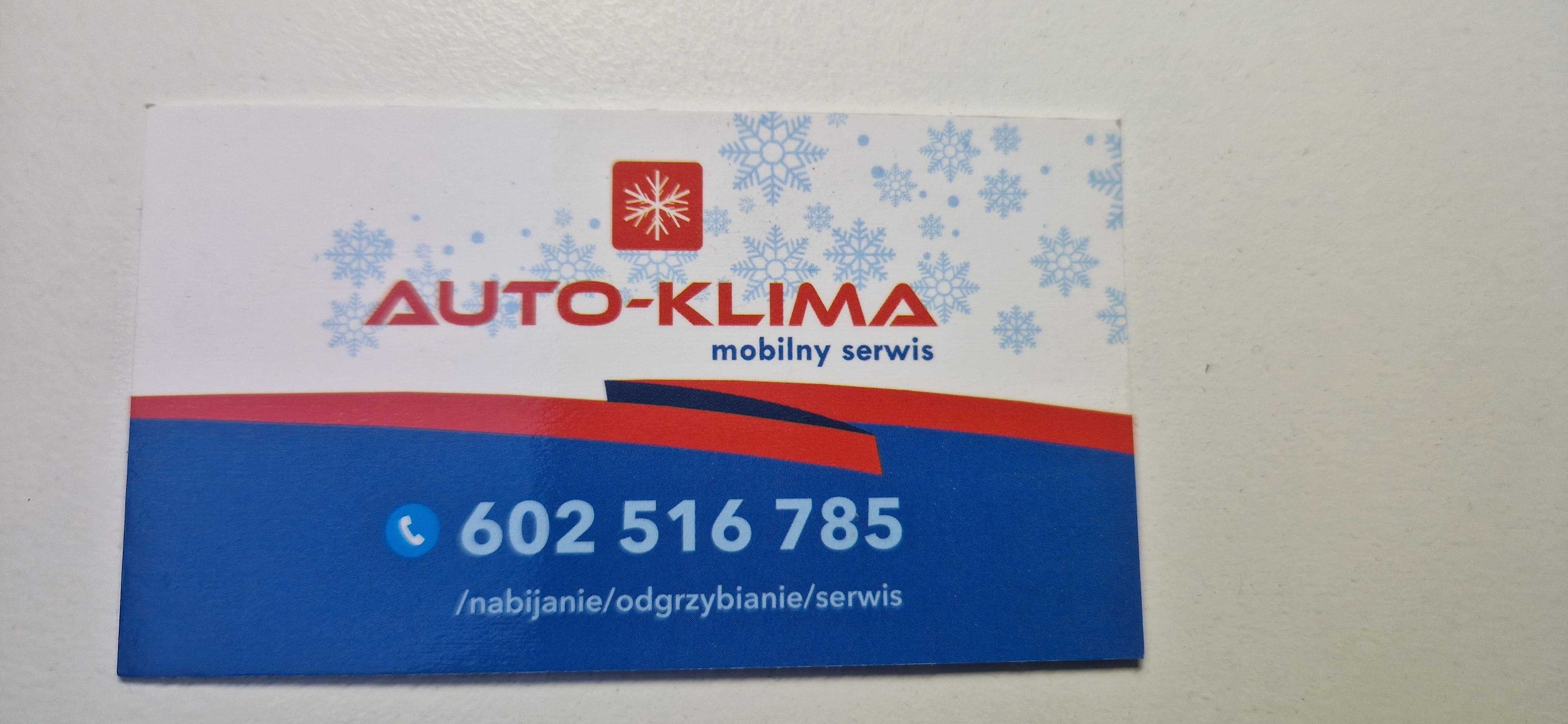AUTO-KLIMA Mobilny Serwis Klimatyzacji r134a  r 1234yf