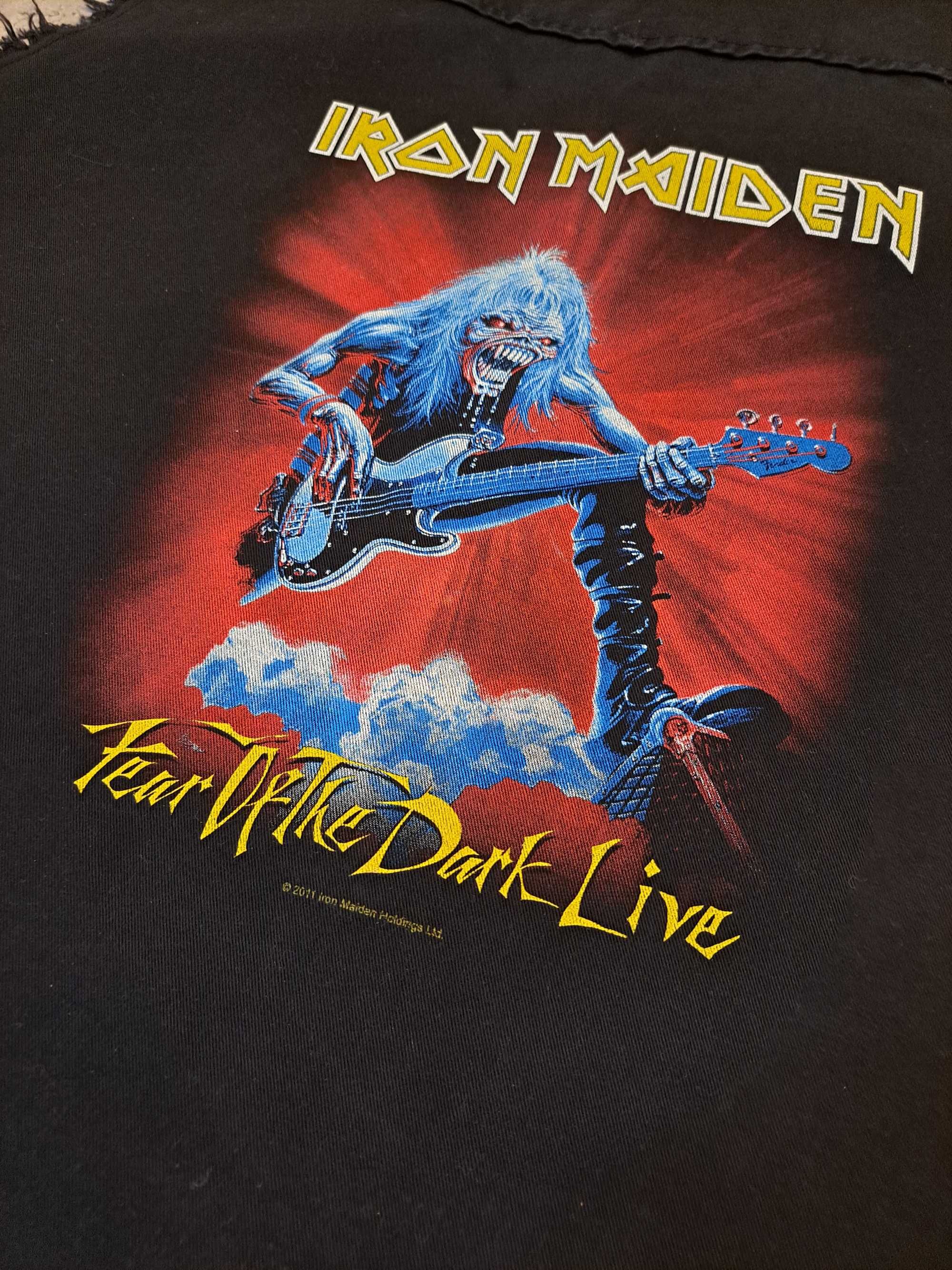 Vintage Kamizelka Iron Maiden Fear of The Dark Live