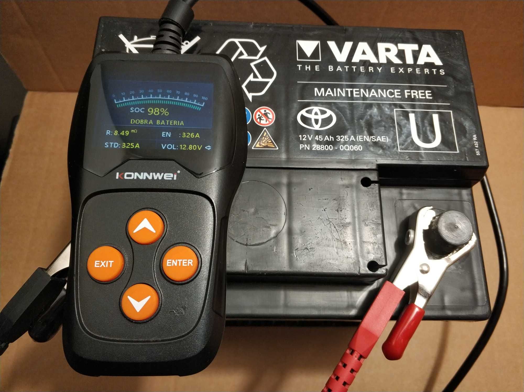 Akumulator VARTA Toyota 12V  45Ah/325A - P+ GW. ROZRUCHOWA - WYSYŁKA