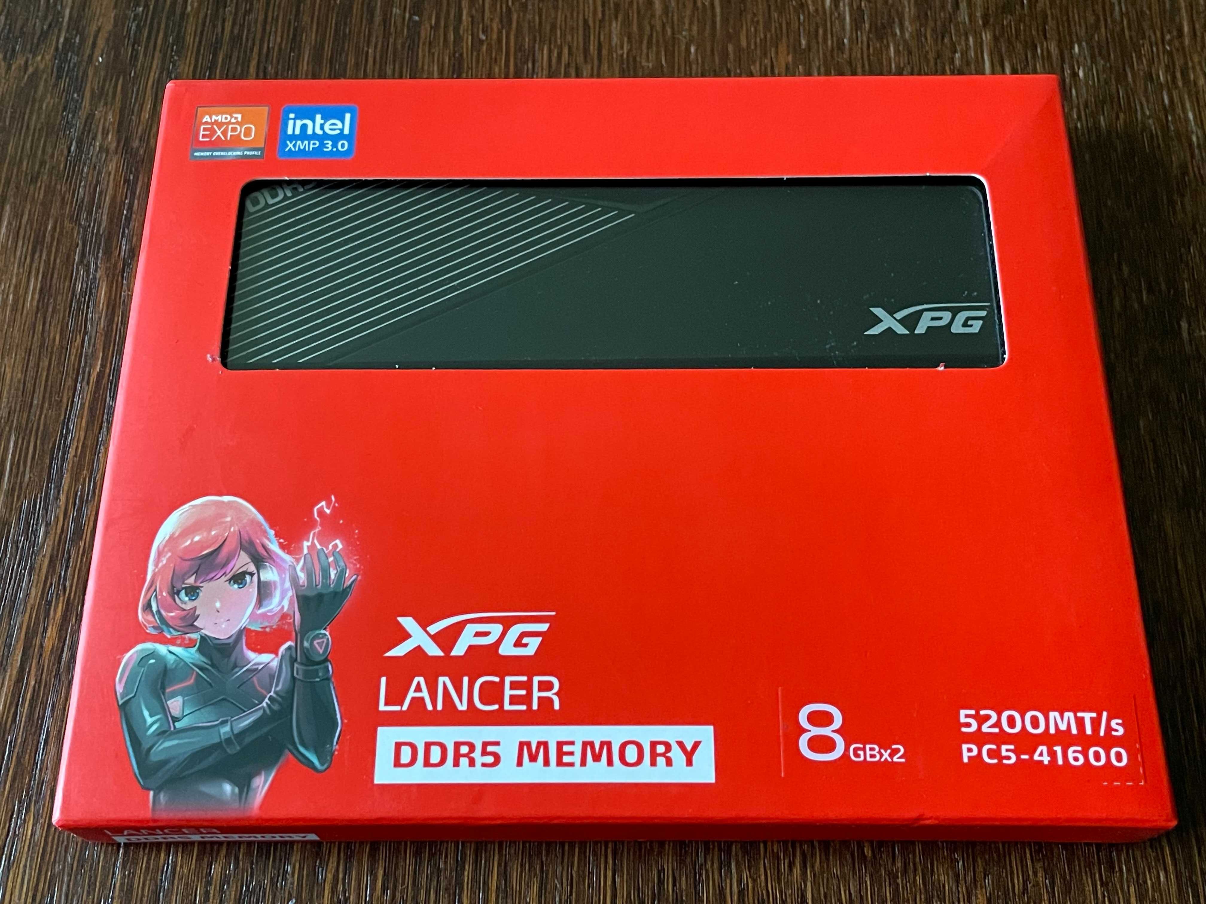 Память ADATA DDR5-5200 16GB PC5-41600 XPG Lancer (2x8GB)