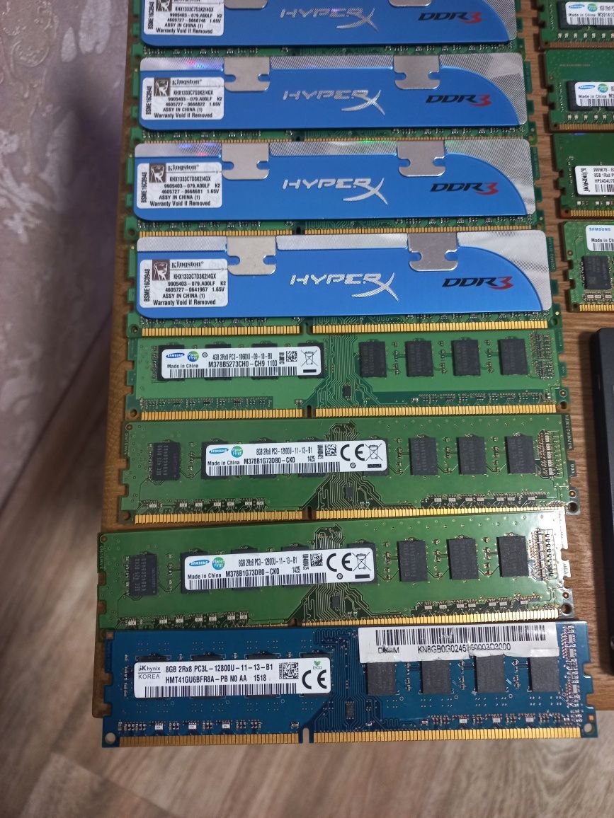 Пам'ять ddr3, 3l, 4 для ноутбука, системника