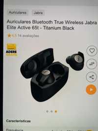 Auriculares Bluetooth True Wireless Jabra Elite Active 65t- Titanium B