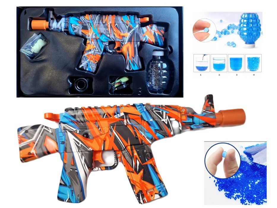 Karabin zabawka pistolet ma kulki żelowe Prezent Super zestaw