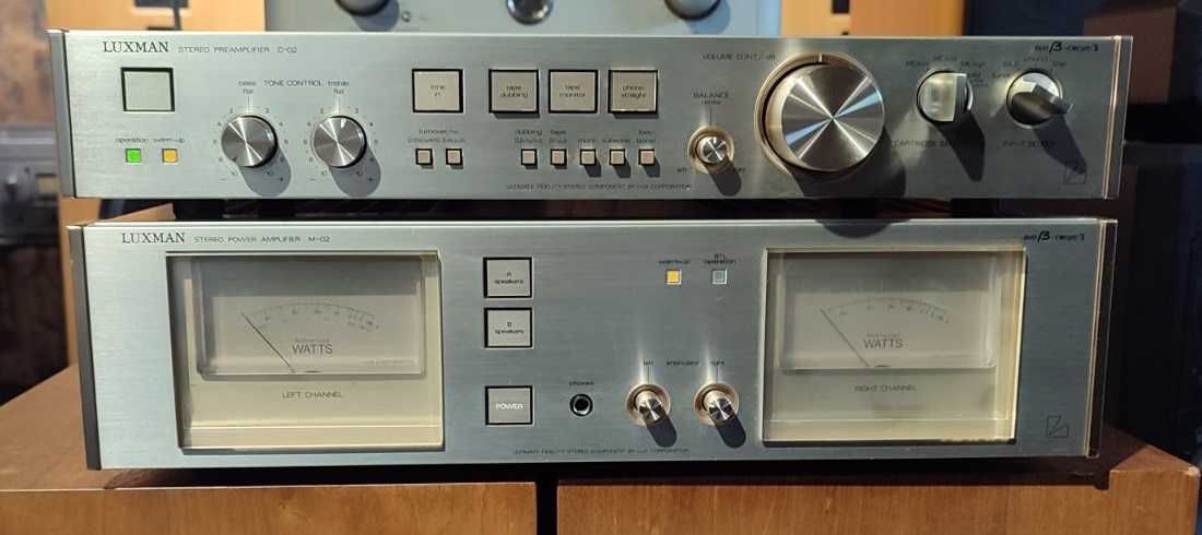 Luxman M-02 C-02 ТОП  Vintage