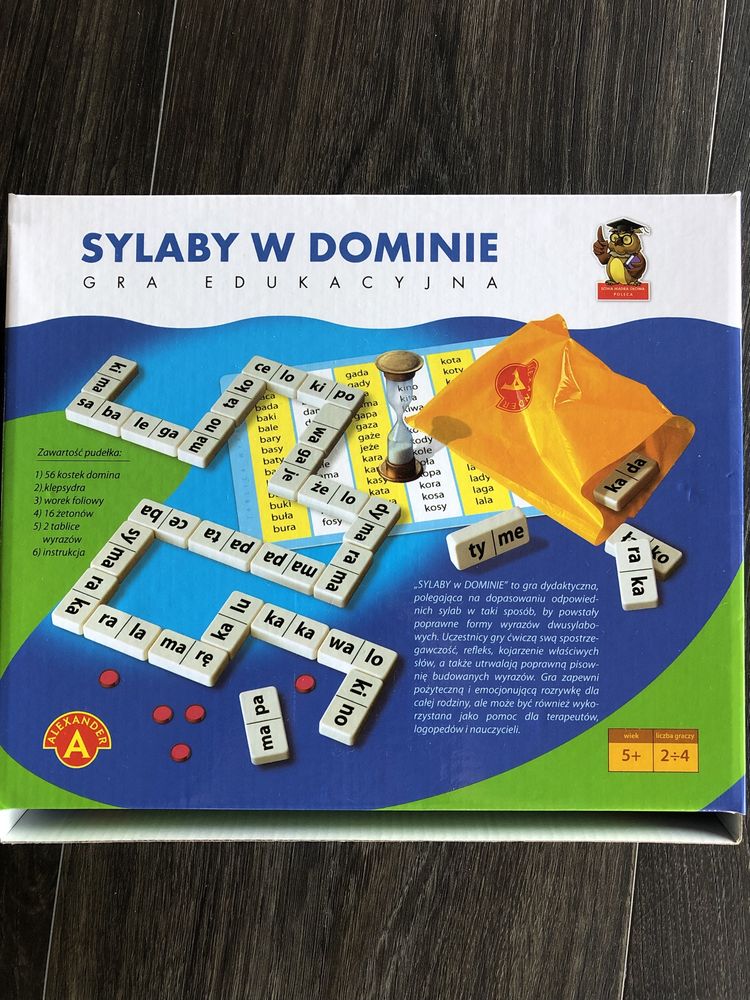 Sylaby w dominie - gra