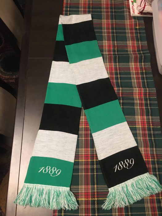 Zestaw dwóch szalików kolekcjonerskich - AB Kopenhaga i Polska