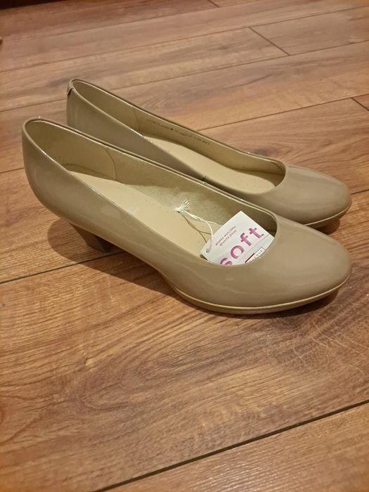 BUTY DAMSKIE  beżowe,rozm.41
