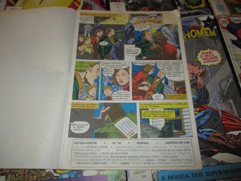 Colecção BD A Revista dos Super-Heróis Agência Portuguesa de Revistas