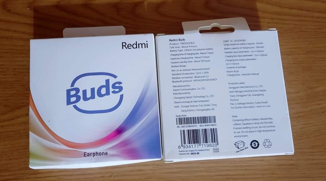 Безпровідні навушники Redmi Buds