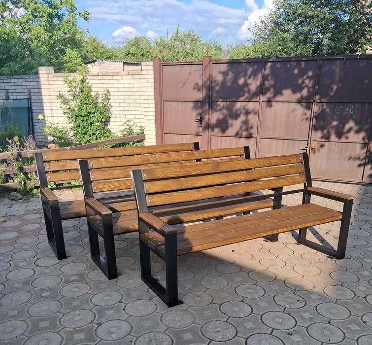 Столы, скамейки, лавочки в стиле ЛОФТ. Садовая мебель