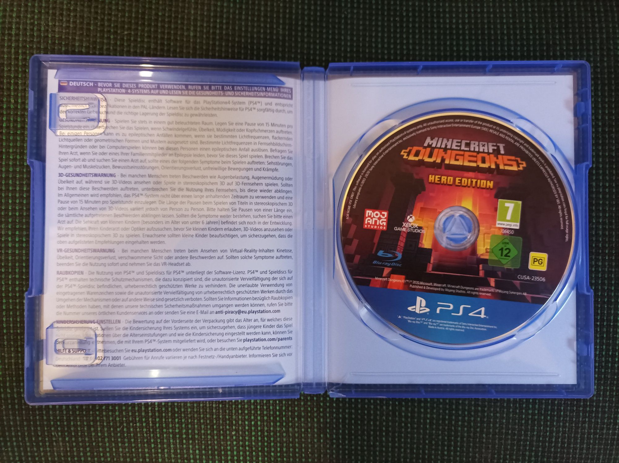 Gra minecraft dungeons hero edition pl ps4 ps5