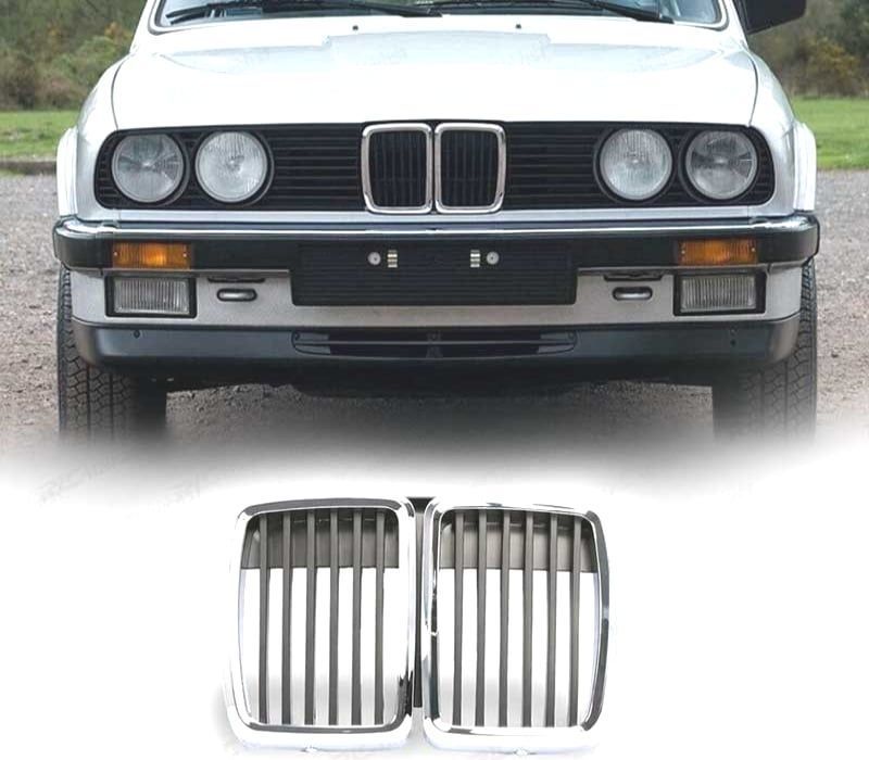 GRELHAS FRONTAIS BMW E30 82-94 CROMADAS