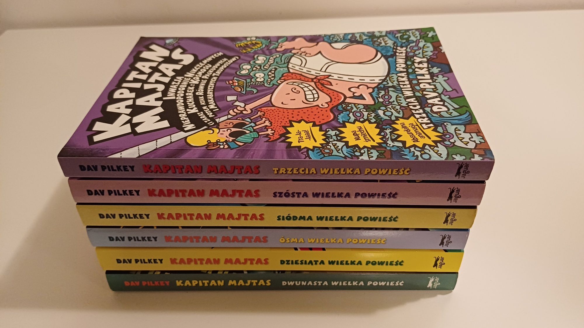 Kapitan Majtas Dziesiąta Wielka Powieść Dav Pilkey