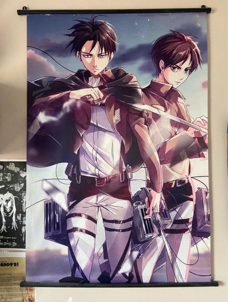 Plakat na ściane attack on titan