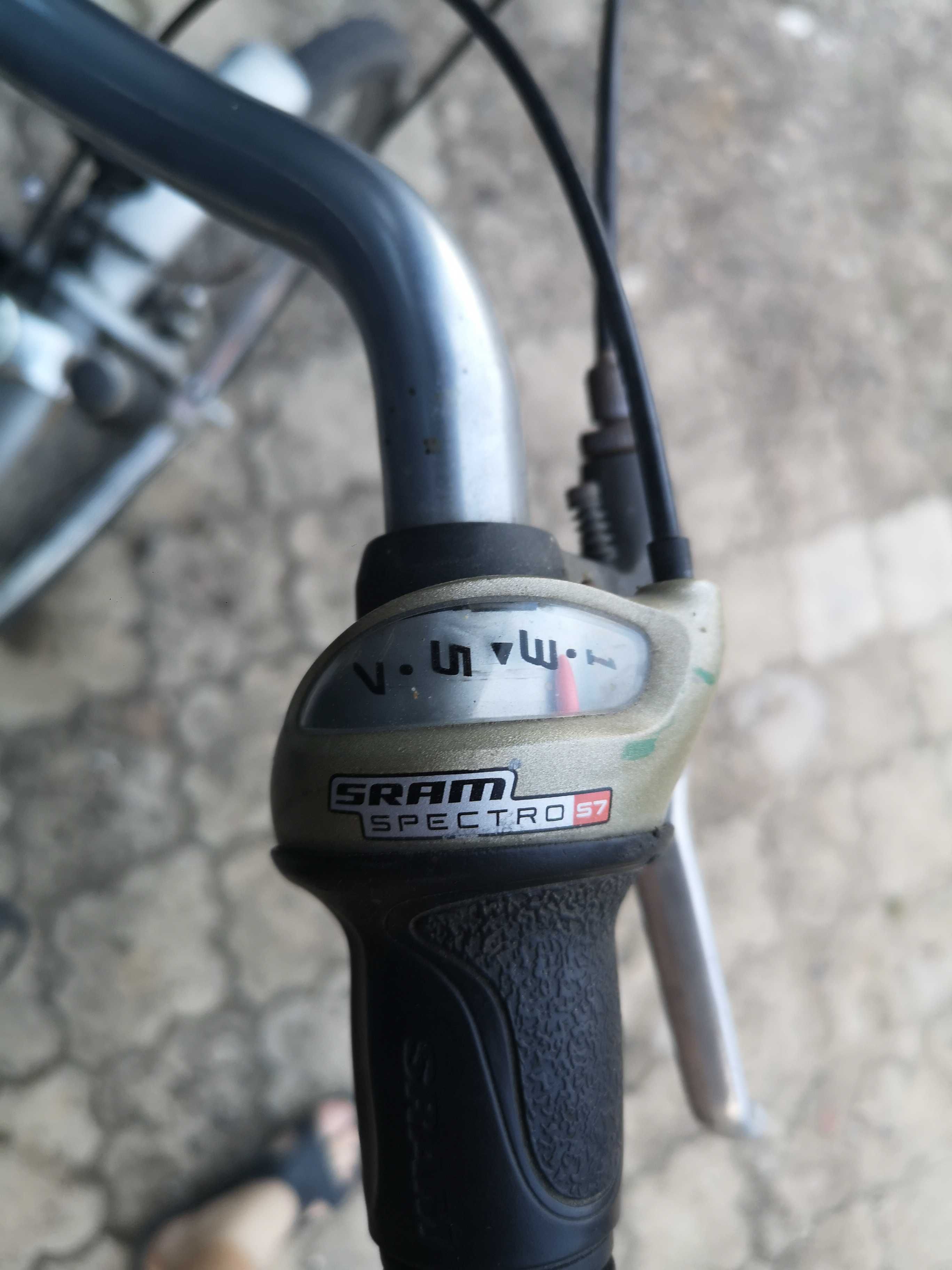 Damka Rower Fischer Alu 28" 7 biegów w paście oświetlenie Aluminiowy