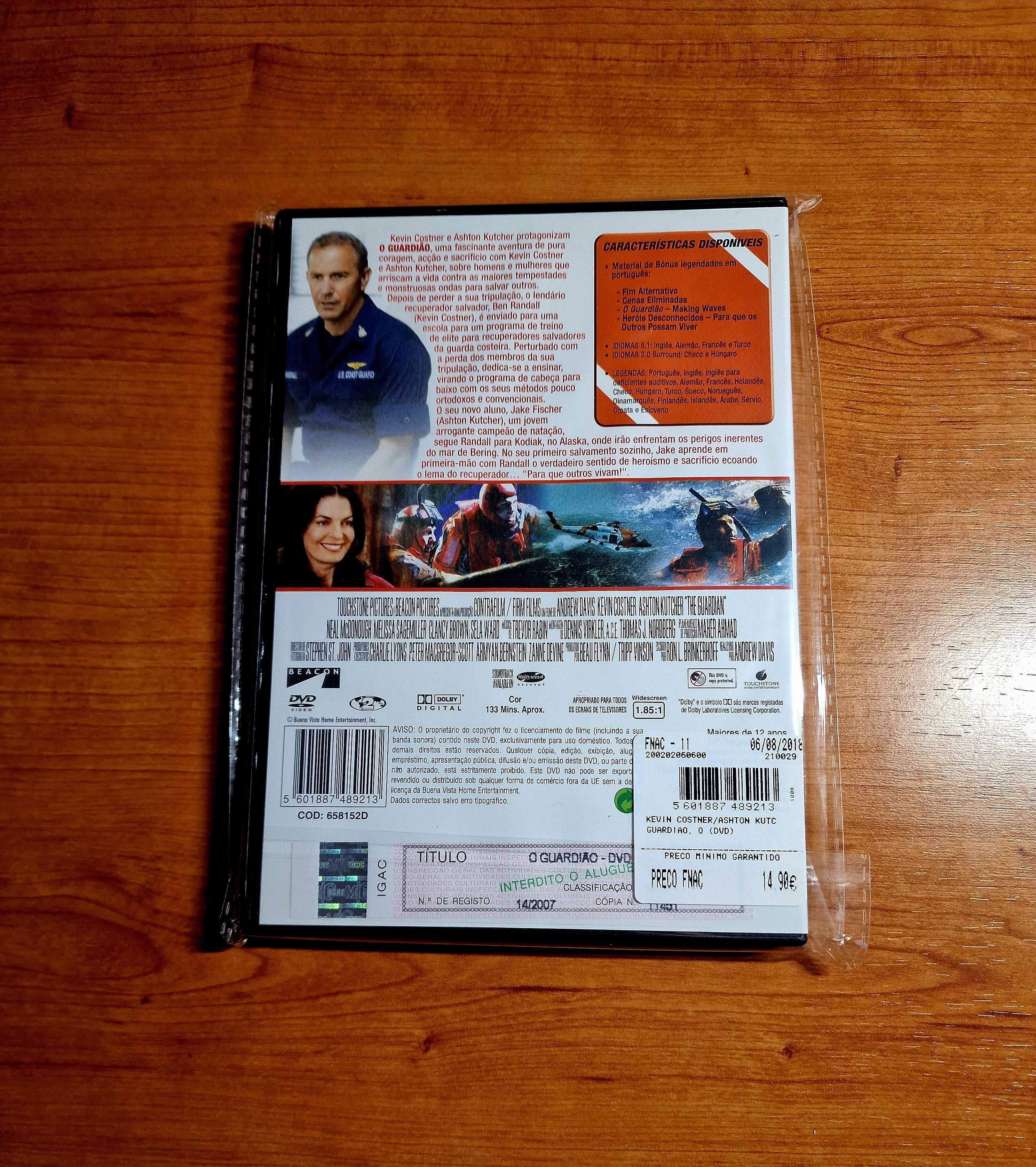 O GUARDIÃO (Kevin Costner/Ashton Kutcher) Para que outros vivam! NOVO