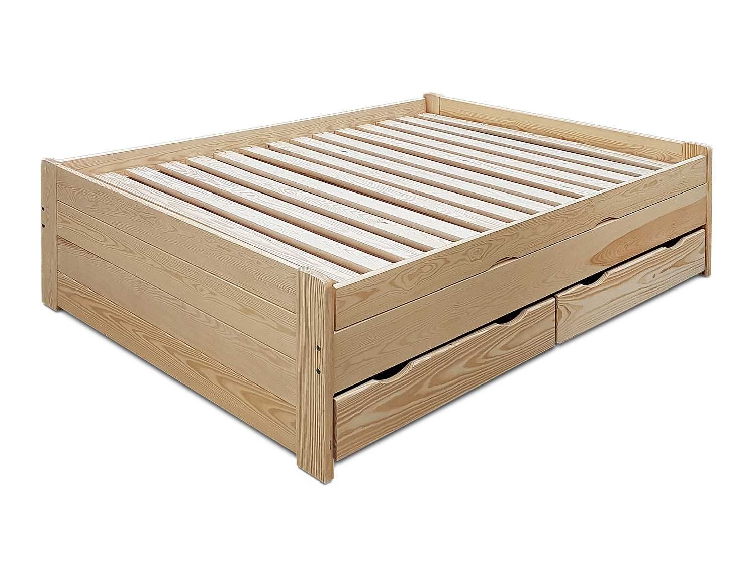 wysokie łóżko drewniane otwierane z 3 pojemnikami ALTO 90x200 +150 kg!