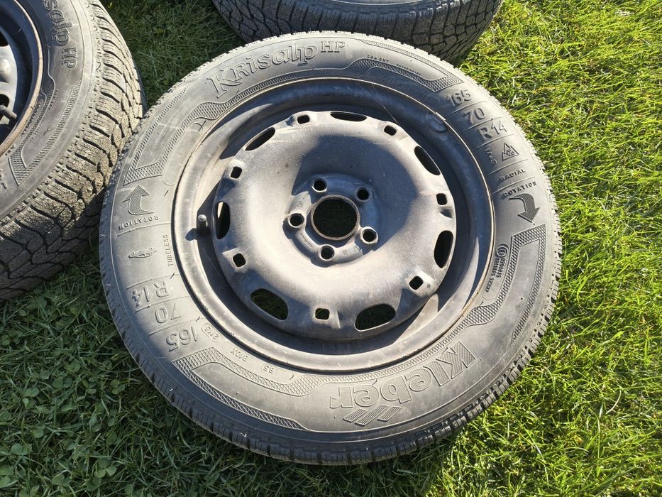 Koła 5x100 r14 165/70 r14 średnica piasty 57.1mm